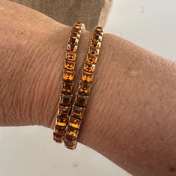 Swarovski crystal stretch bracelet set - Picture 2 of 4